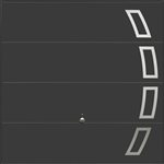 Style 105 steel up and over garage door Style 105 Steel Up & Over installed for a customer in Holmer Green